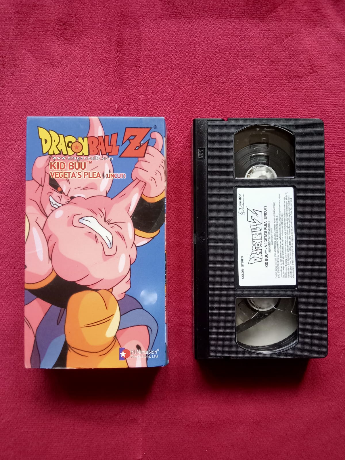 Dragon Ball Z: Vegeta's Plea. VHS importado en buen estado.