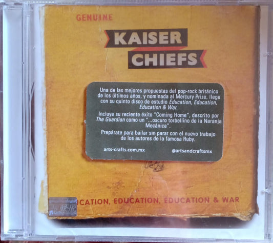KAISER CHIEFS – EDUCATION, EDUCATION, EDUCATION & WAR. Cd nuevo.