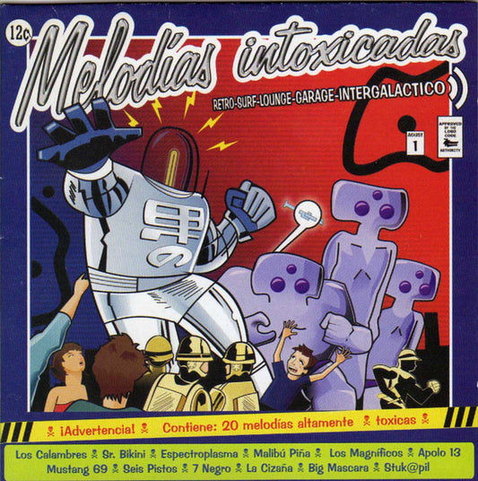 V. A. - Melodías Intoxicadas [2003]. Cd en buen estado. tienda de discos en méxico formato muerto