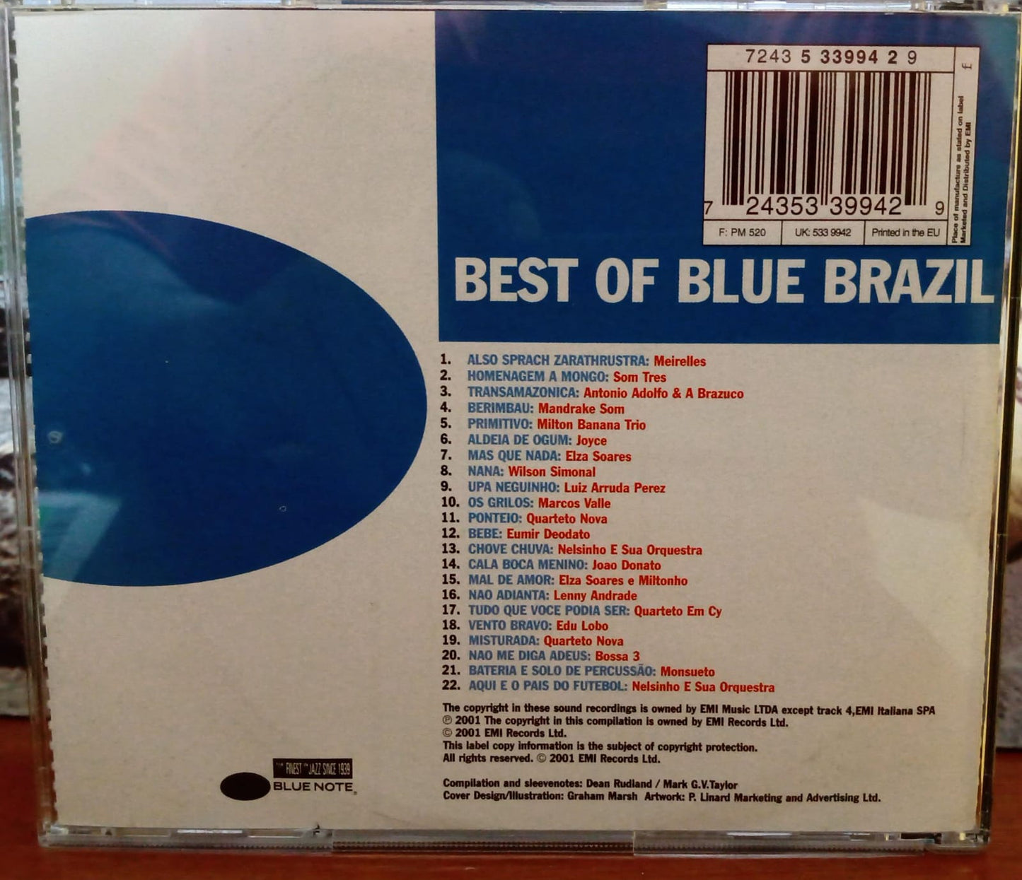 Various – The Best Of Blue Brazil (Blue Note In A Latin Groove). Cd en buen estado. tienda de discos en méxico formato muerto