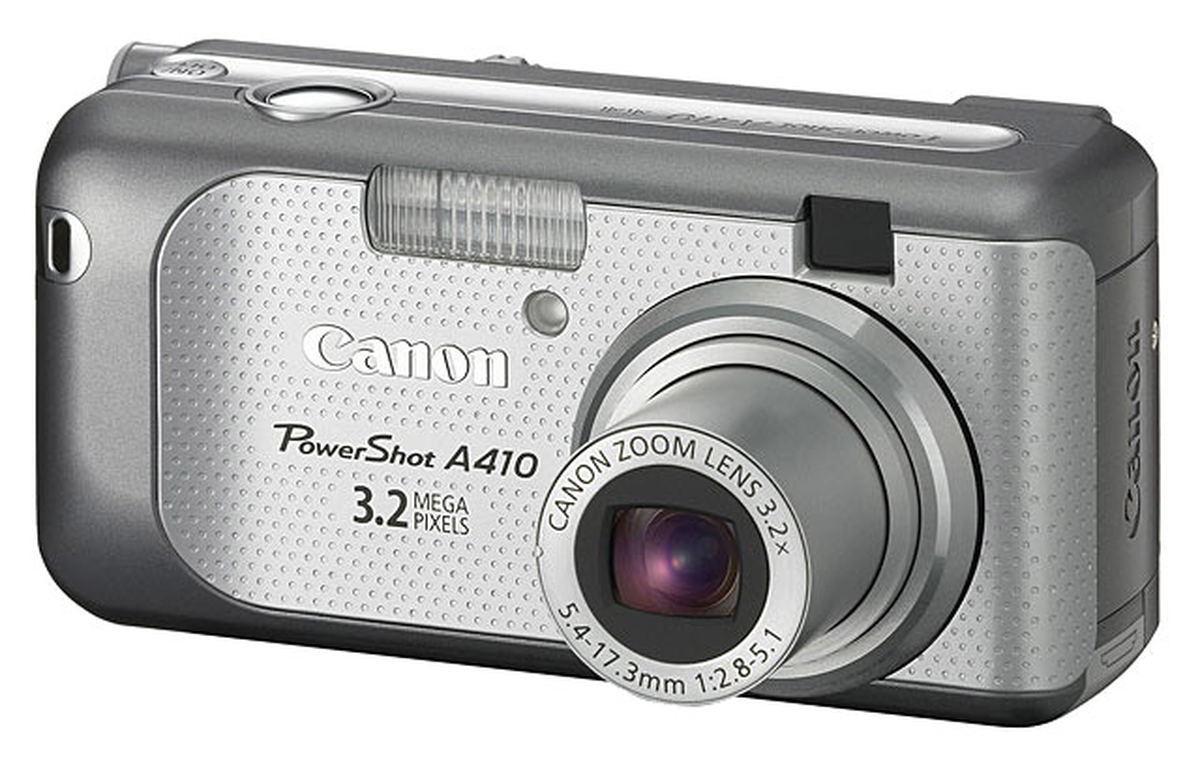 Cámara Digital Canon PowerShot A410 (3.2 MP) – Estilo Y2K / Vintage Digital Funcional.