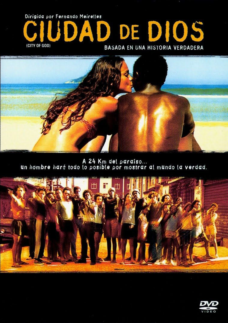 Ciudad de Dios (Cidade de Deus, 2002). DVD en excelente estado.