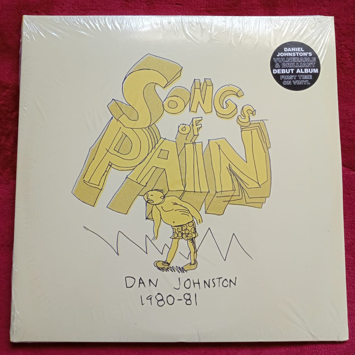 Daniel Johnston. Songs of Pain. vinilo doble nuevo, cerrado. formato muerto