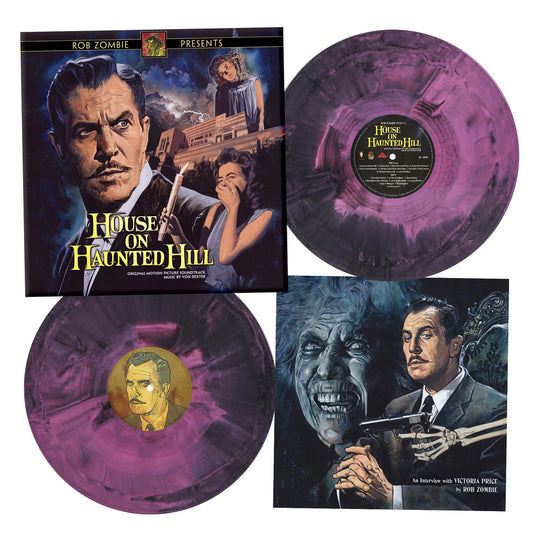 🕸️💀 Waxwork Records. House on Haunted Hill (1959). Vinilo doble nuevo. formato muerto