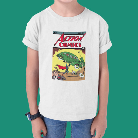 Playera de Niño Detective Comics. Envío gratis. formato muerto