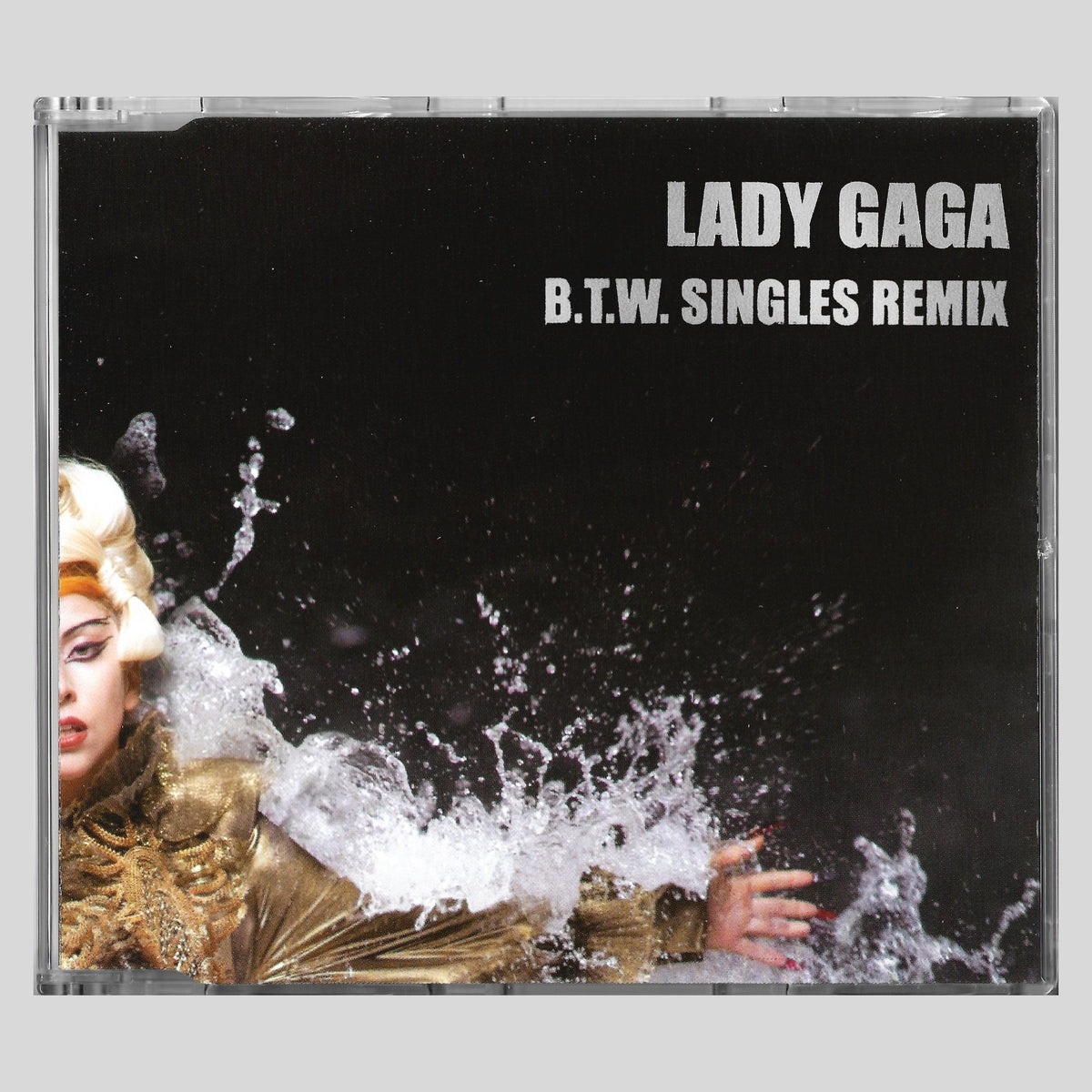 Lady Gaga – B.T.W. Singles Remix. Cd single nuevo. Raro.