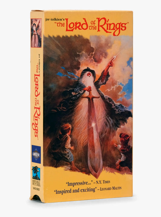 THE LORD OF THE RINGS (1978). VHS. formato muerto