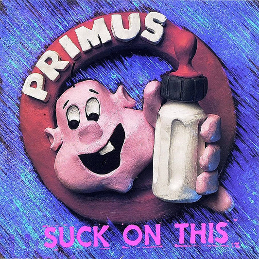 Primus. Suck on this. Vinyl nuevo, color cobalto. Incluye pin gratis.